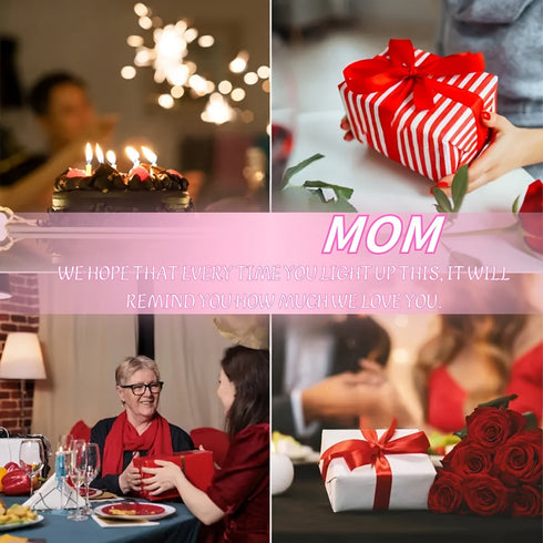 Dear Mom - 3D Symphony Night Light, Unique Mom Engraved Gift